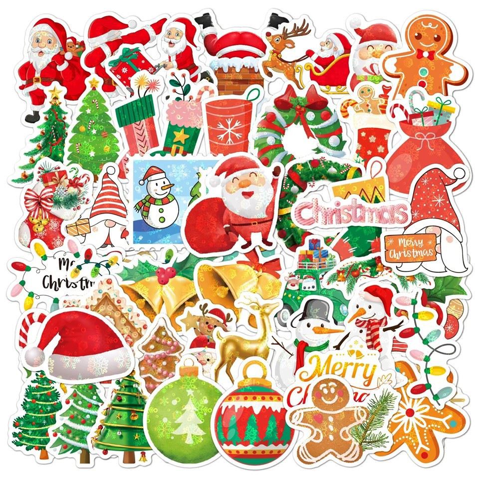 Jõulukleebised holograafiline laserifestival